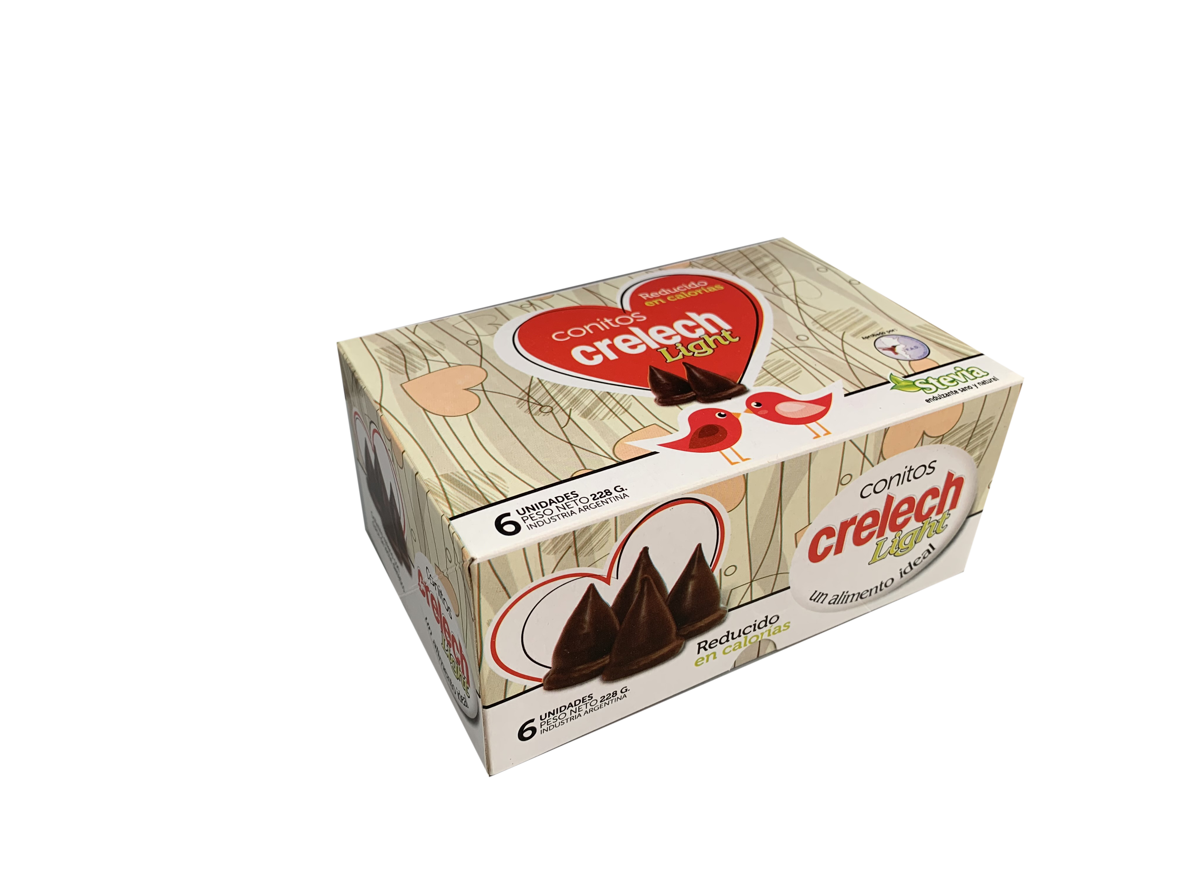 Estuche de 6 conitos light Crelech