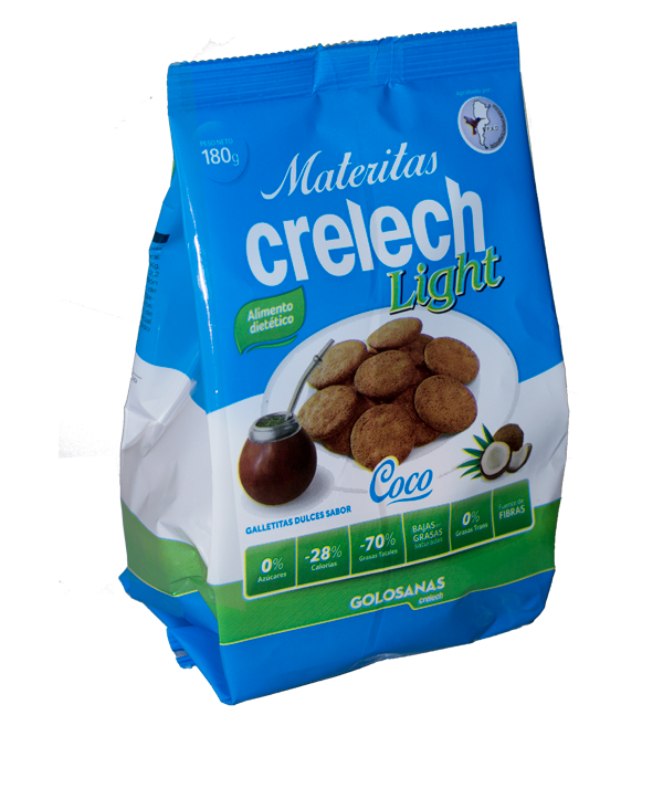 Materitas Light Crelech — detalle del bocadito